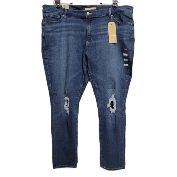 NWT Levi's 711 Mid-Rise Skinny Jeans 24W - Picture 3 of 11